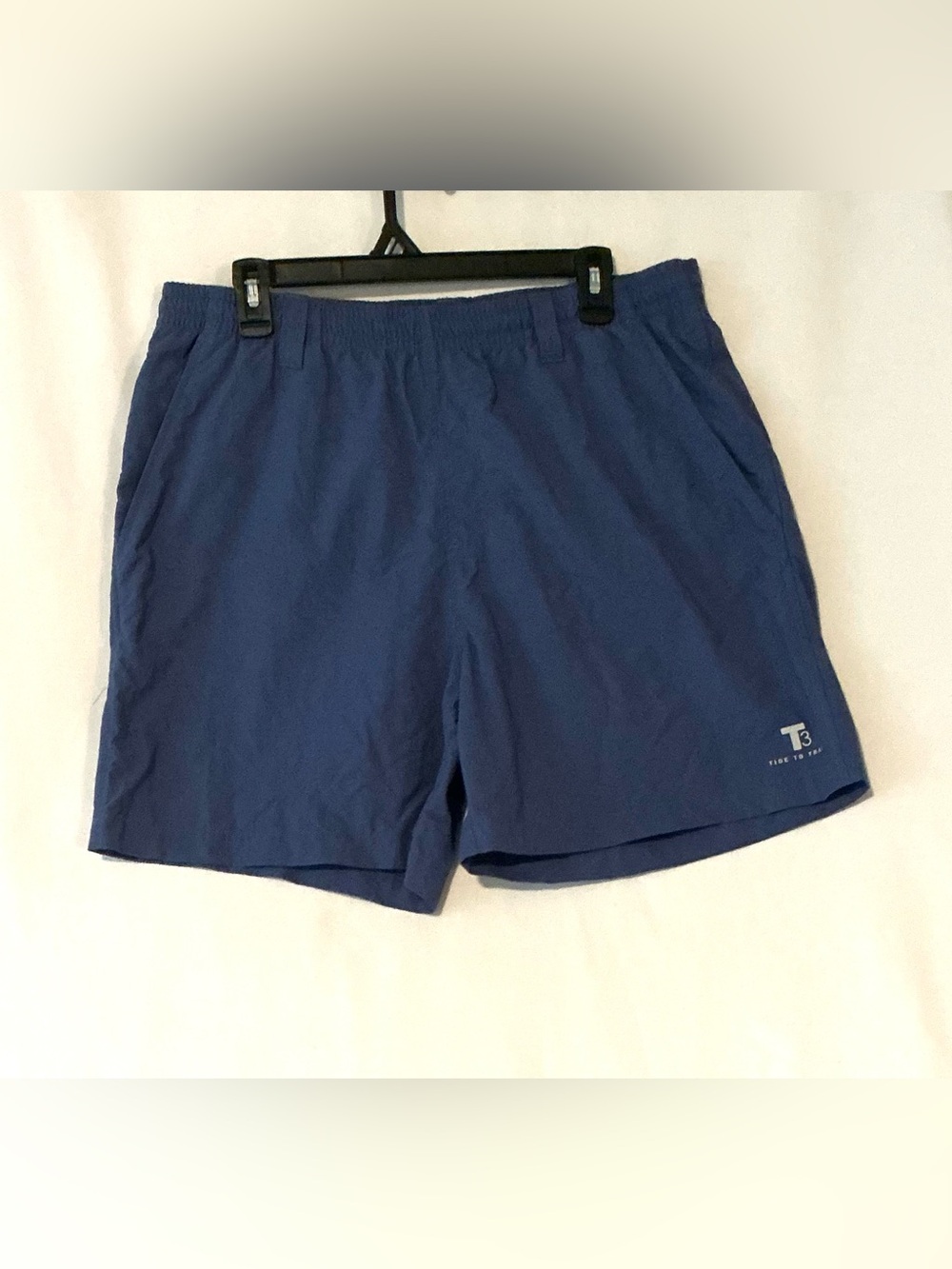 Southern Tide Men’s Blue Swim Trunks T3 Tide to Trail SzLG Quick Dry Land/Water